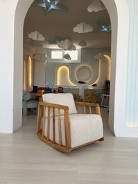 Atelier Del Sofa Kidi - Sillón orejero Blanco